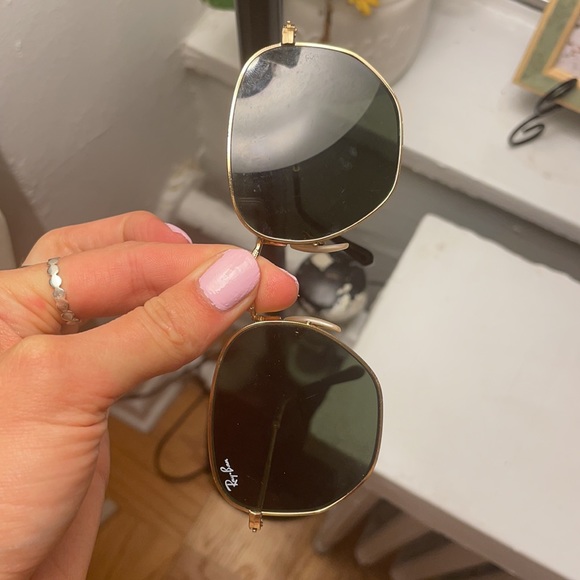 RAY-BANS Hexagonal Flat Lenses Sunglasses